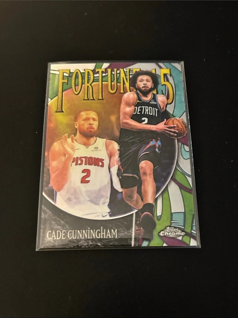 Topps Fortune 15 Cade Cunningham Basketball Trading Card Detroit Pistons
